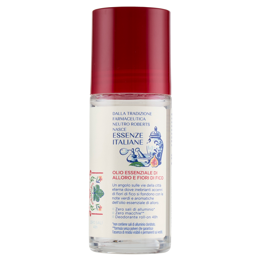 Neutro Roberts Essenze Italiane Roma Olio Essenziale di Alloro e Fiori di Fico 50 ml