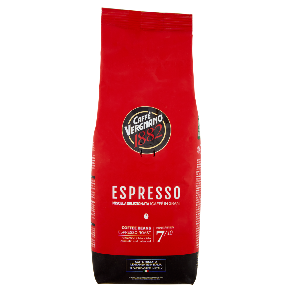 Caff&egrave; Vergnano 1882 Espresso Miscela Selezionata Caff&egrave; in Grani 500 g