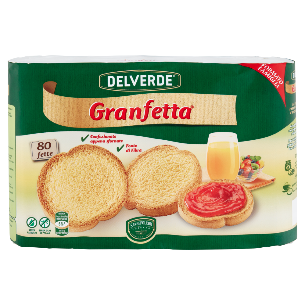 Delverde Granfetta 80 fette 600 g