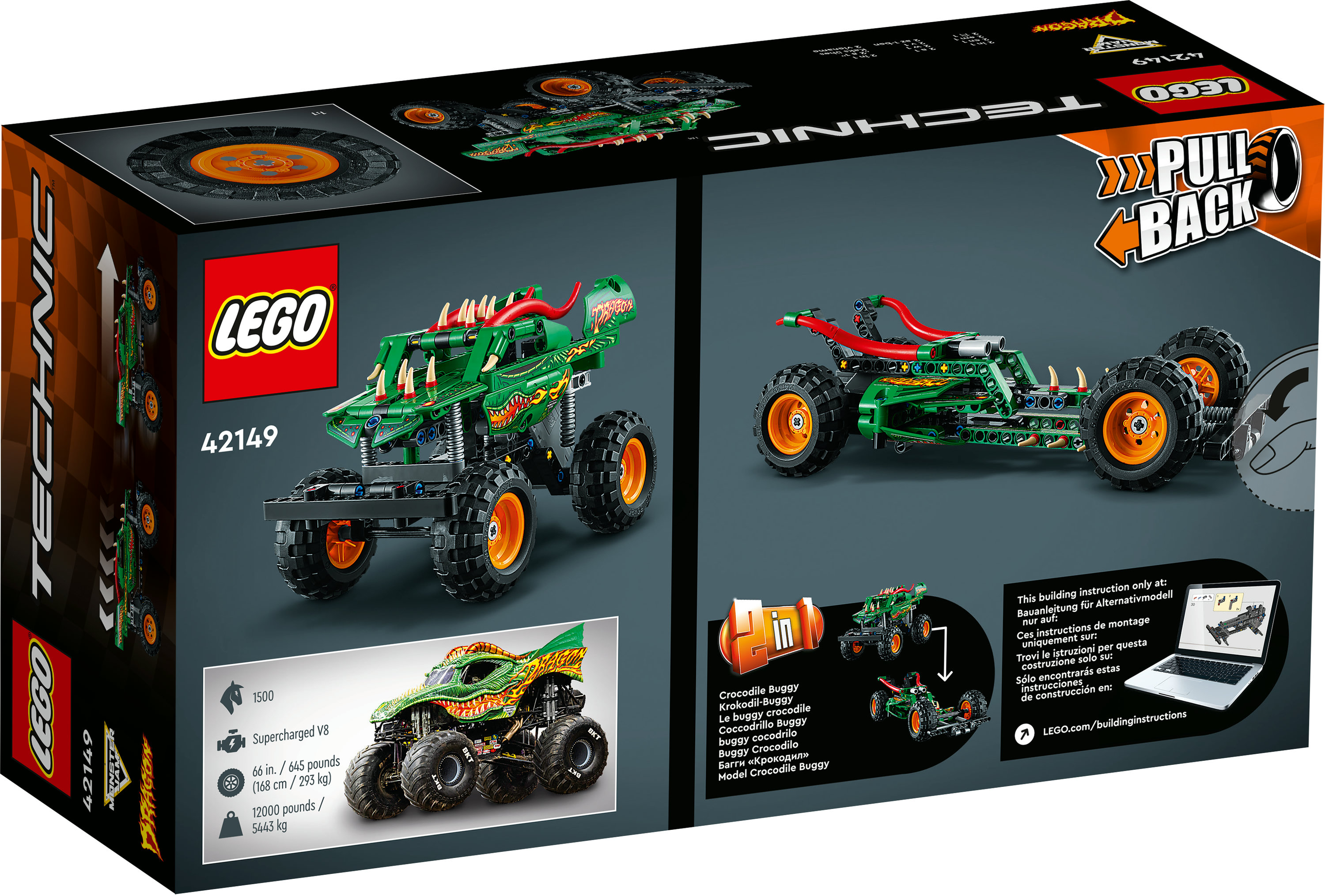 LEGO Technic Monster Jam&trade; Dragon&trade;