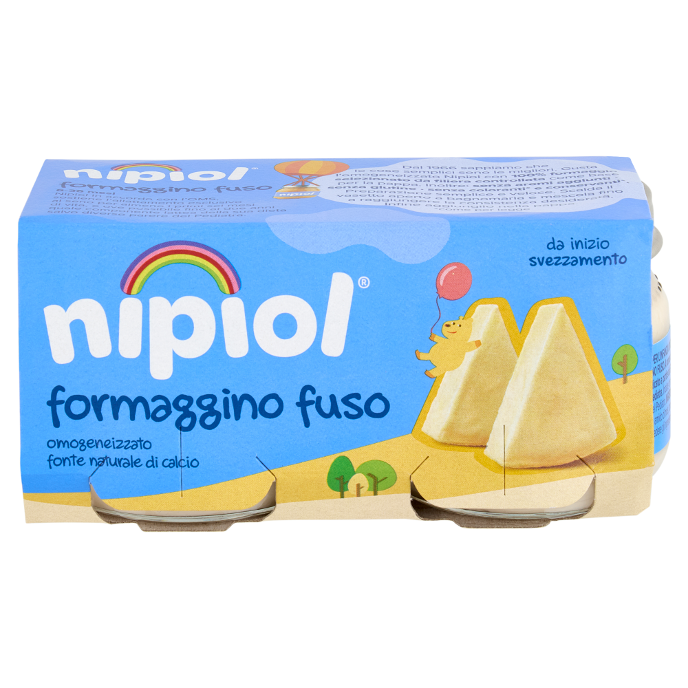 nipiol formaggino fuso omogeneizzato 2 x 80 g