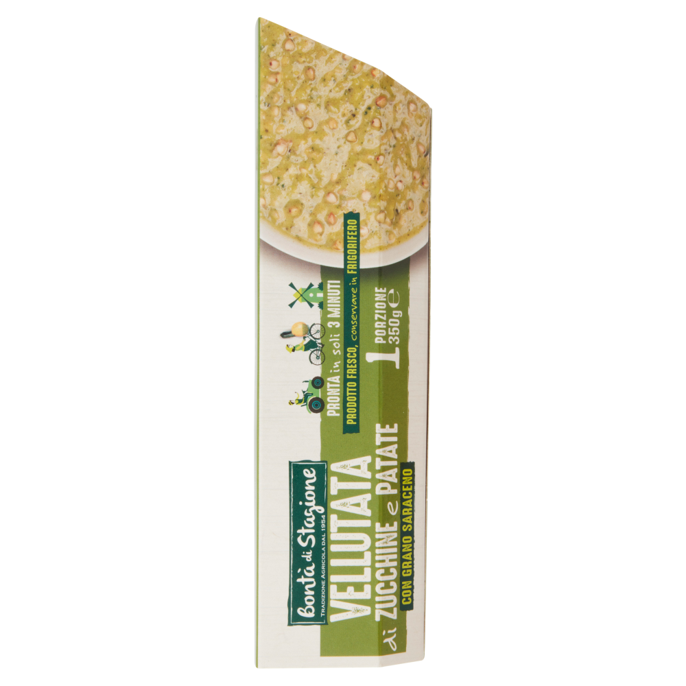 Bont&agrave; di Stagione Vellutata di Zucchine e Patate con Grano Saraceno 350 g