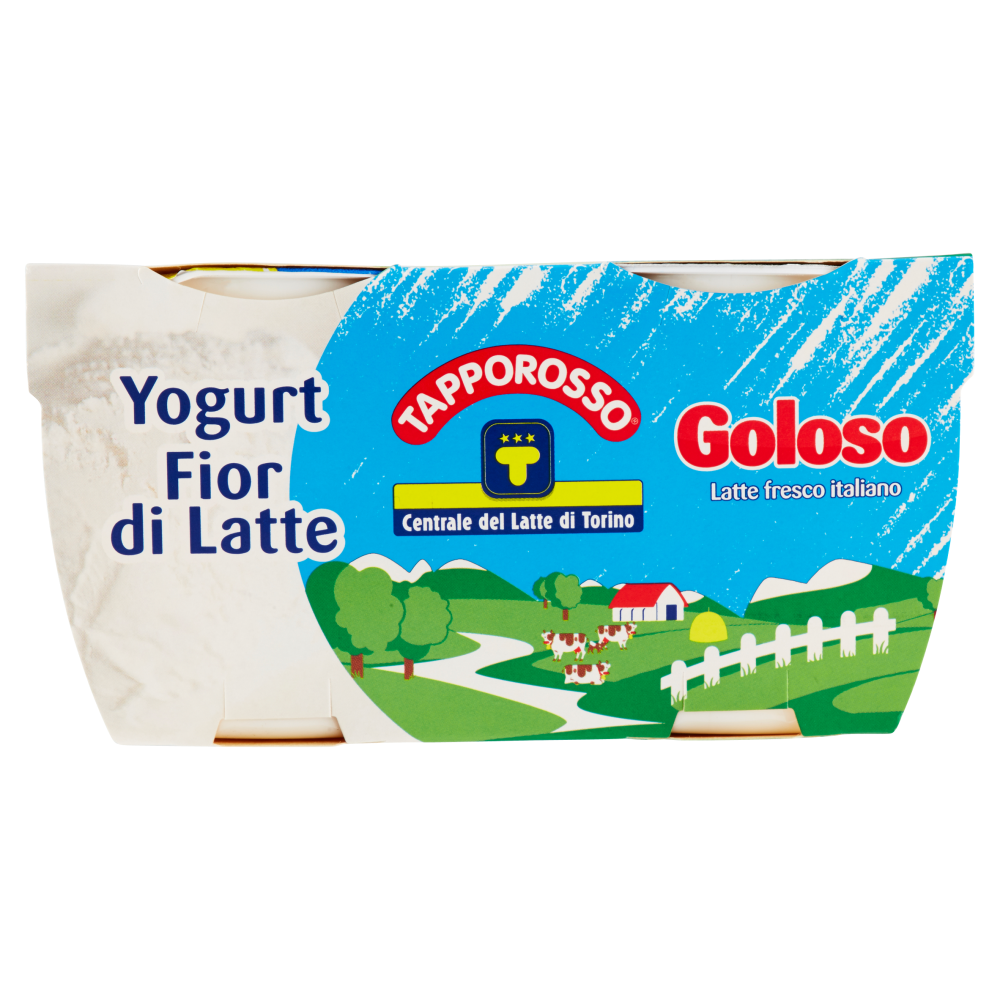Centrale del Latte di Torino Tapporosso Goloso Yogurt Fior di Latte 2 x 125 g