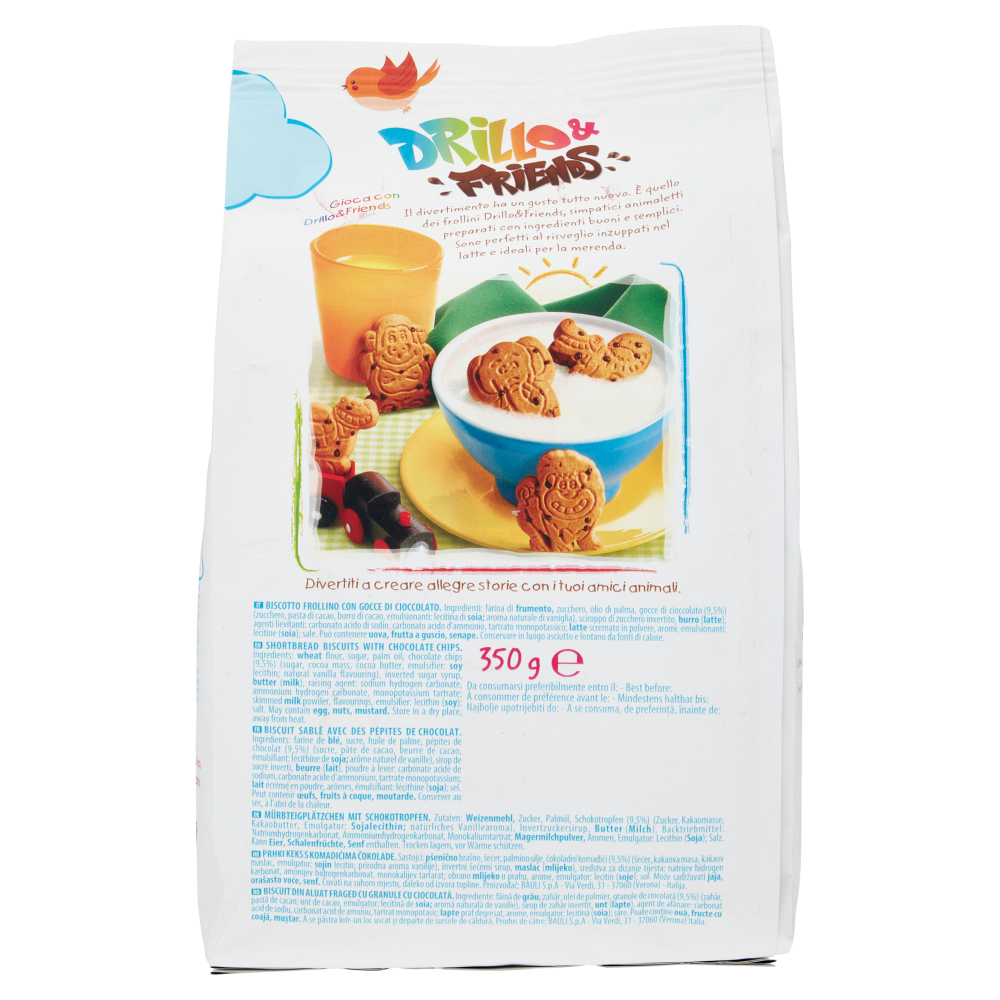 Doria Drillo & Friends con gocce di cioccolato 350 g