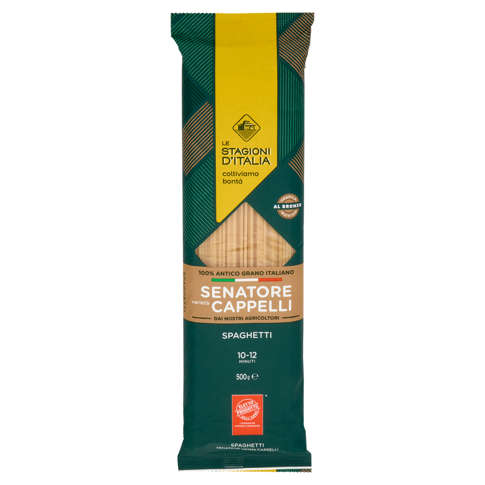 Le Stagioni d'Italia Senatore varietà Cappelli Spaghetti 500 g