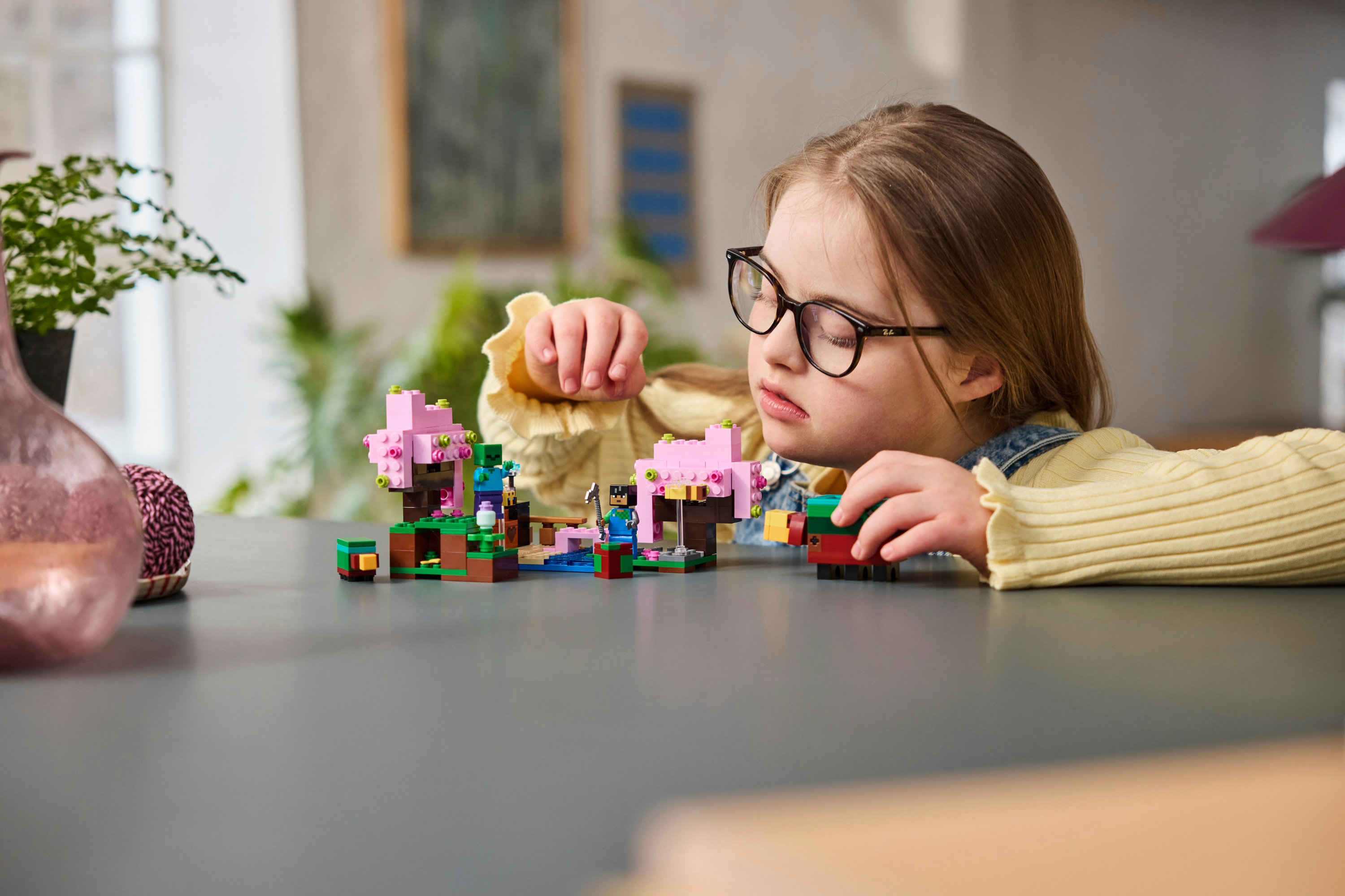 LEGO Minecraft Il giardino del ciliegio in fiore