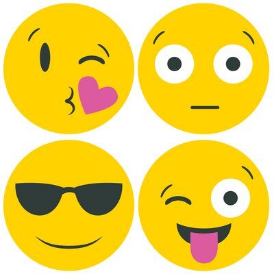 3M Emoji pouch autoadesiva Altro Multicolore, Giallo 30 fogli Autoadesivo