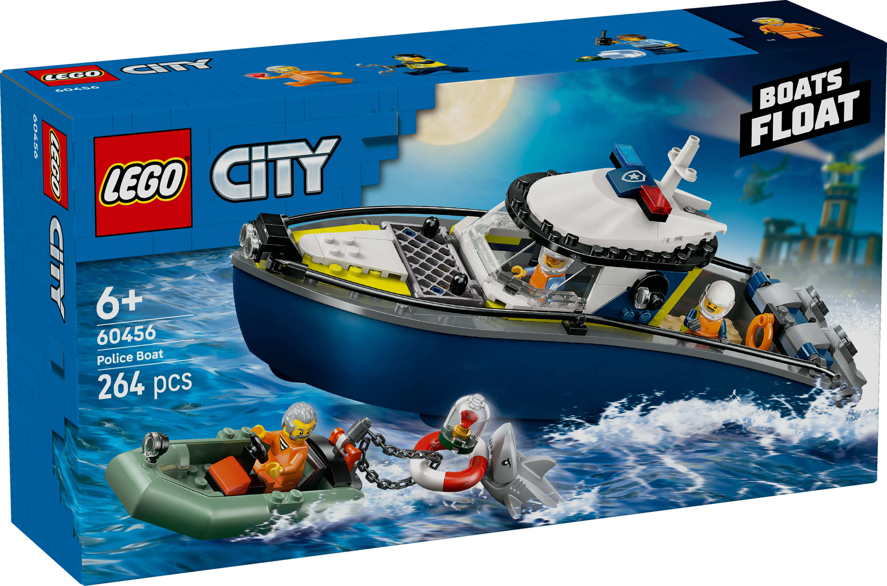 LEGO City Inseguimento del motoscafo della Polizia