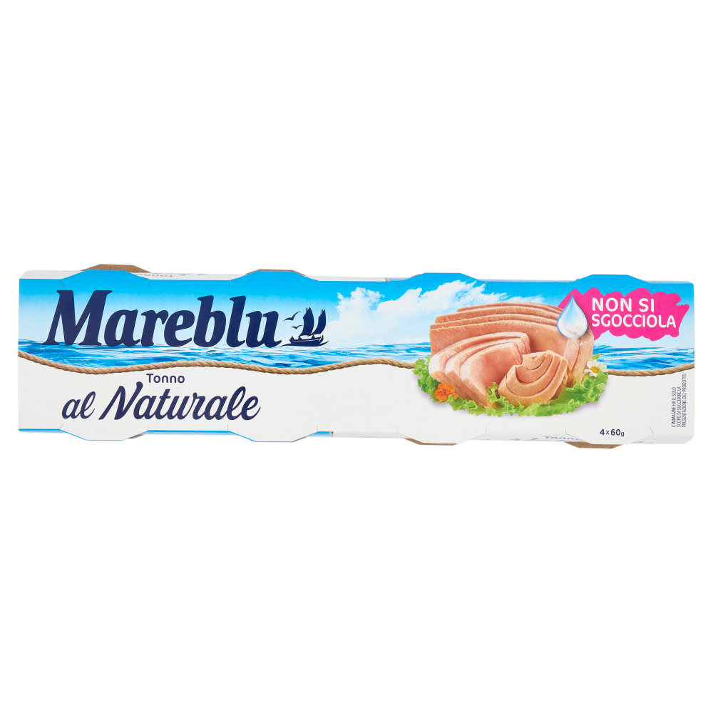 Mareblu VeroNaturale Tonno al Naturale 4 x 60 g