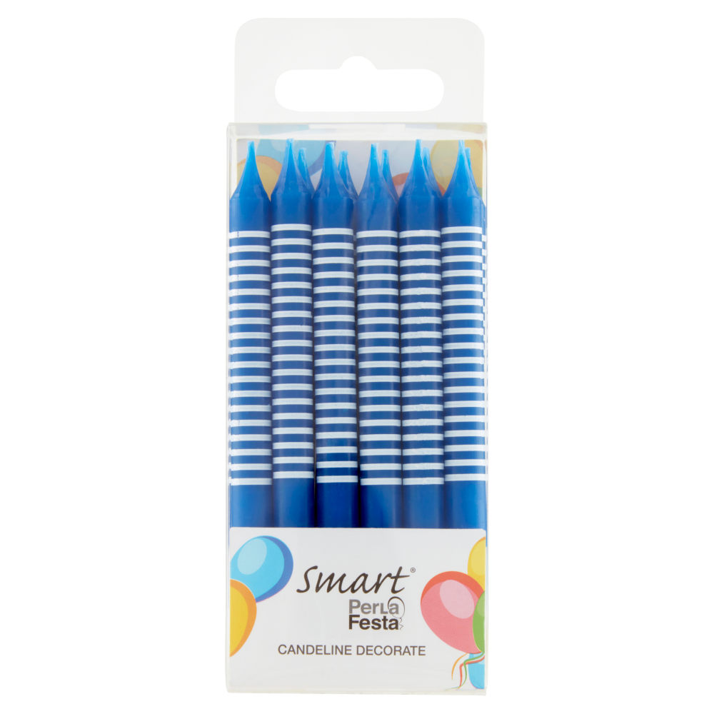 Smart PerLa Festa Candeline Decorate 12 pz