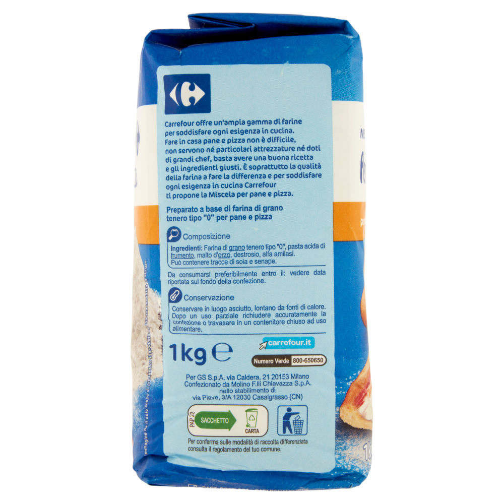 Carrefour Miscela per Pane e Pizza 1 kg
