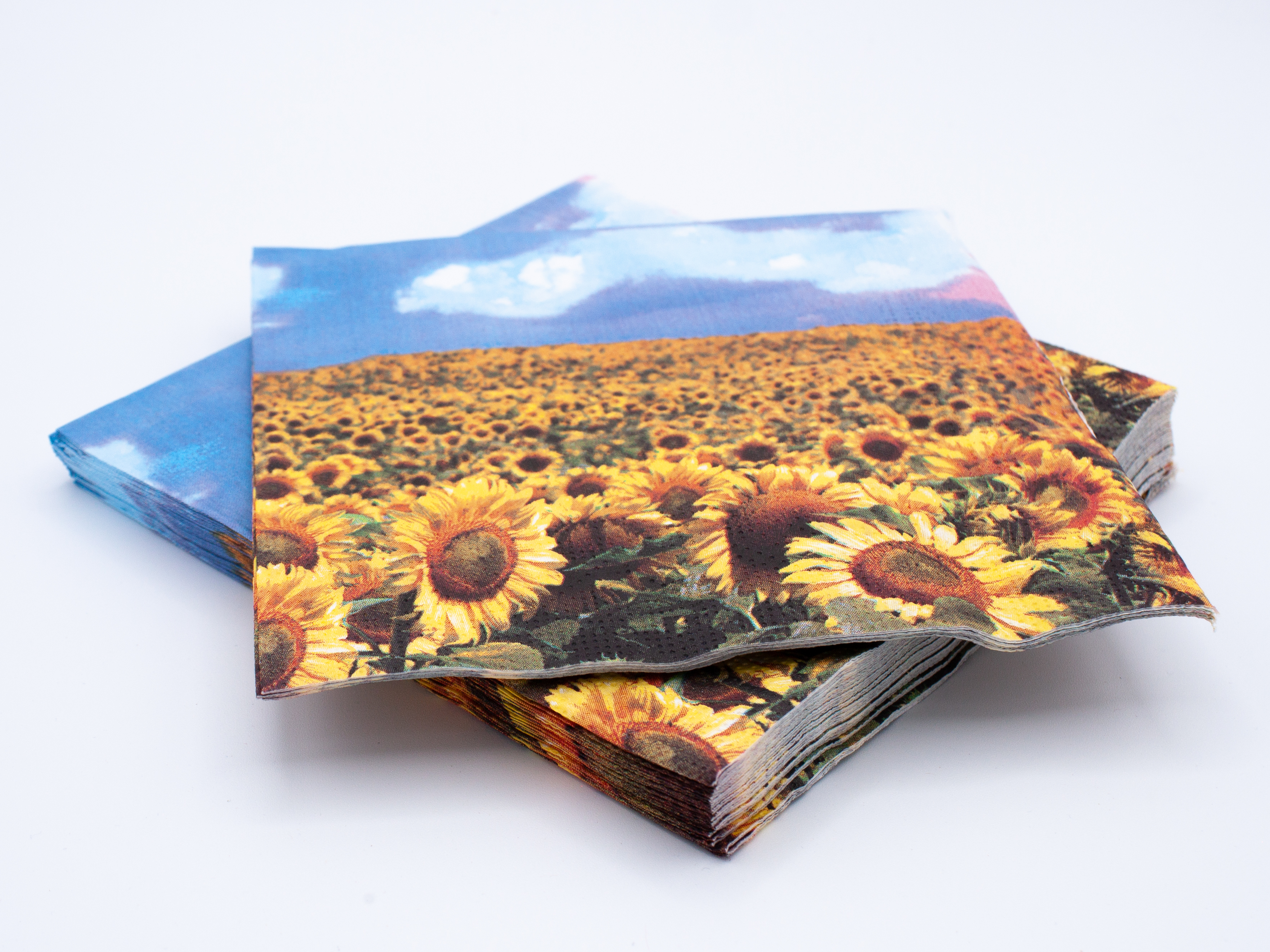 20 tovaglioli 33x33 3 veli Girasoli 