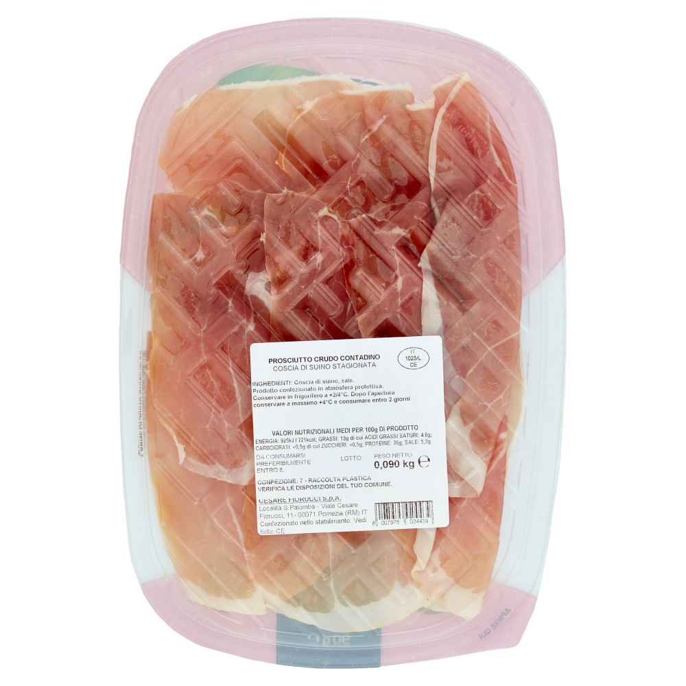Fiorucci Prosciutto crudo Contadino 90 g