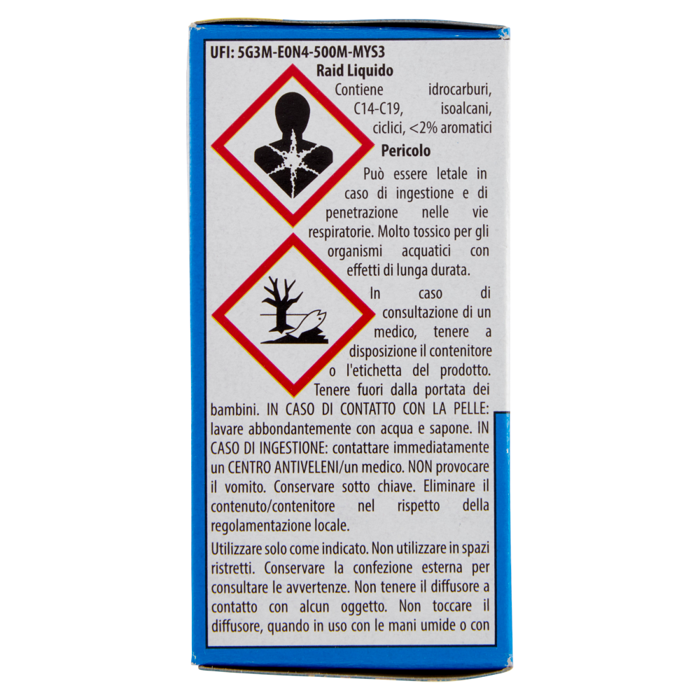Raid Liquido Elettrico Ricarica 60 Notti, Inodore 36 ml