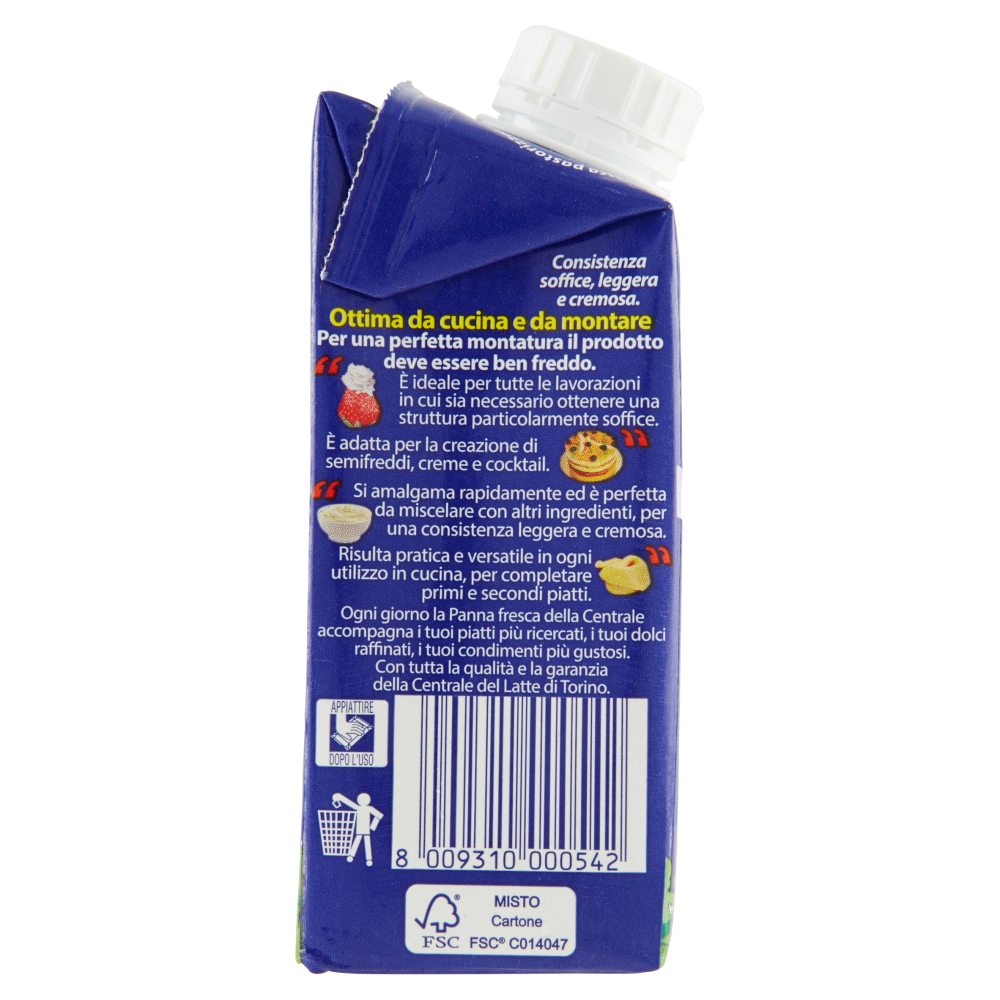 Centrale del Latte di Torino Tapporosso Panna della Centrale 200 ml