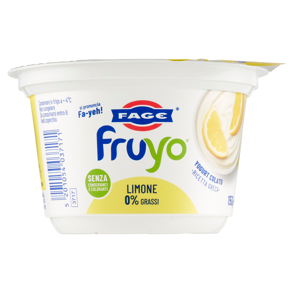 Fage fruyo Limone 0% Grassi 150 g
