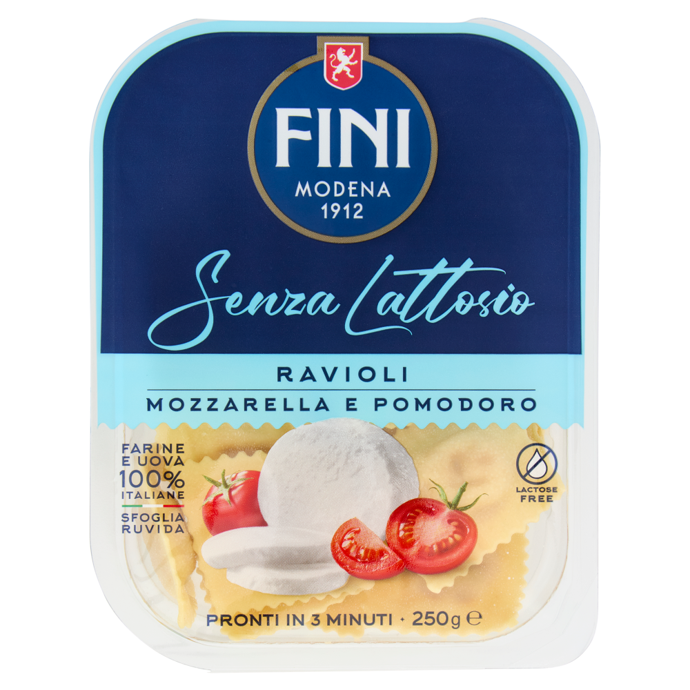Fini Senza Lattosio Ravioli Mozzarella e Pomodoro 250 g