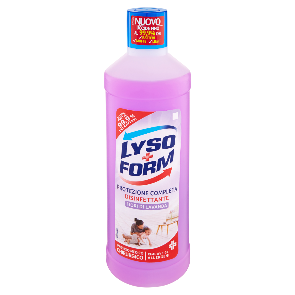 Lysoform Protezione Completa Disinfettante Fiori di Lavanda 1250 ml