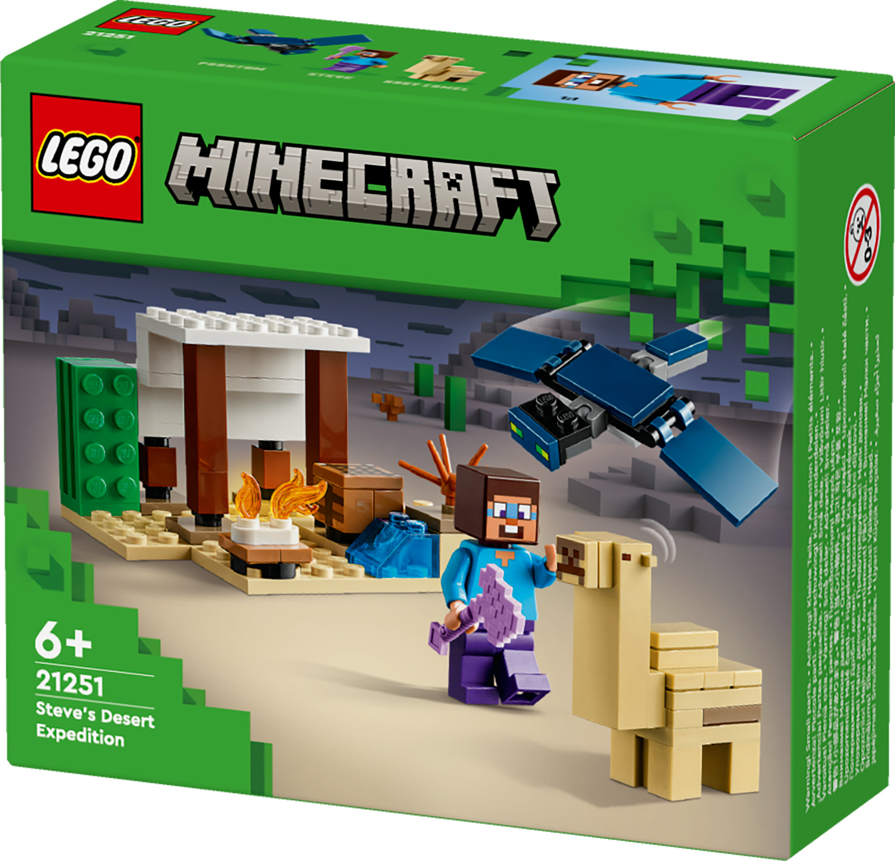 LEGO Minecraft Spedizione di Steve nel deserto