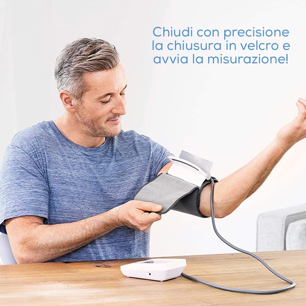 Beurer BM 51 EasyClip Misuratore di Pressione da Braccio Applicabile con una Sola Mossa
