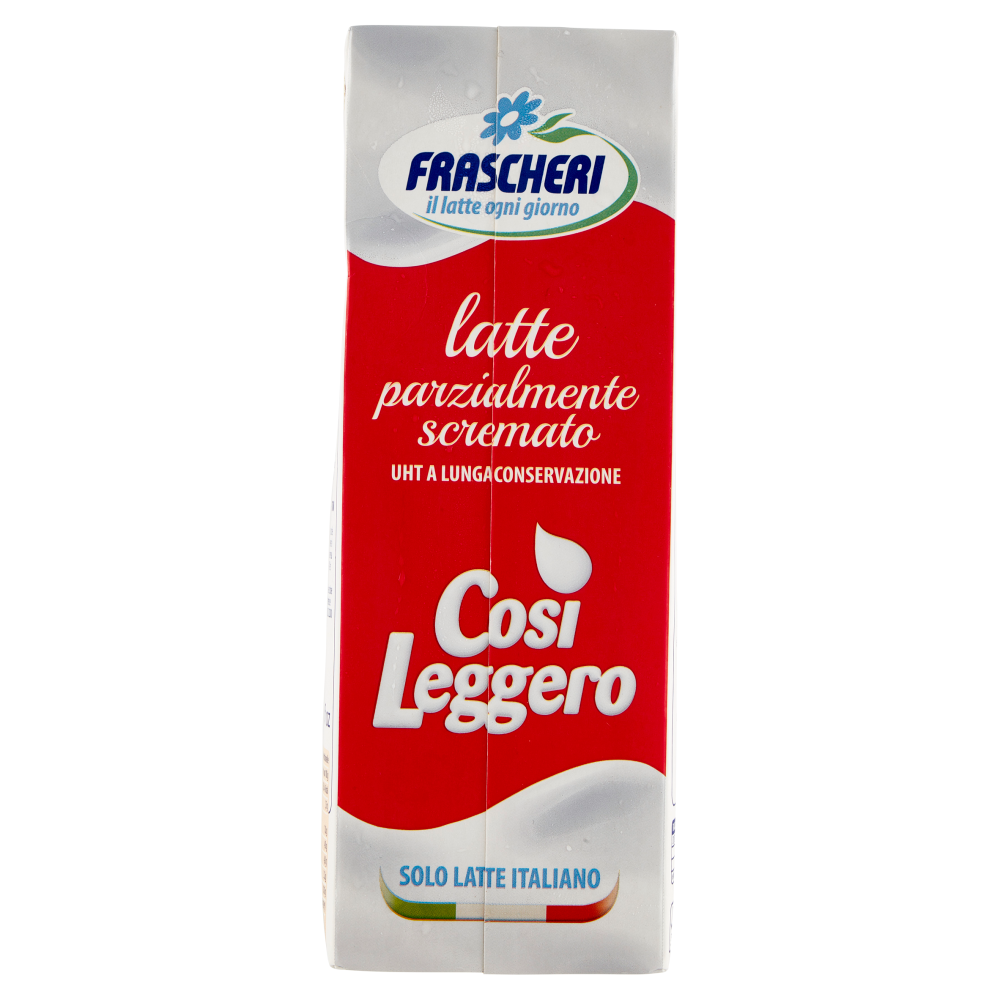 Frascheri latte parzialmente scremato UHT a Lunga Conservazione Cos&igrave; Leggero 1000 ml