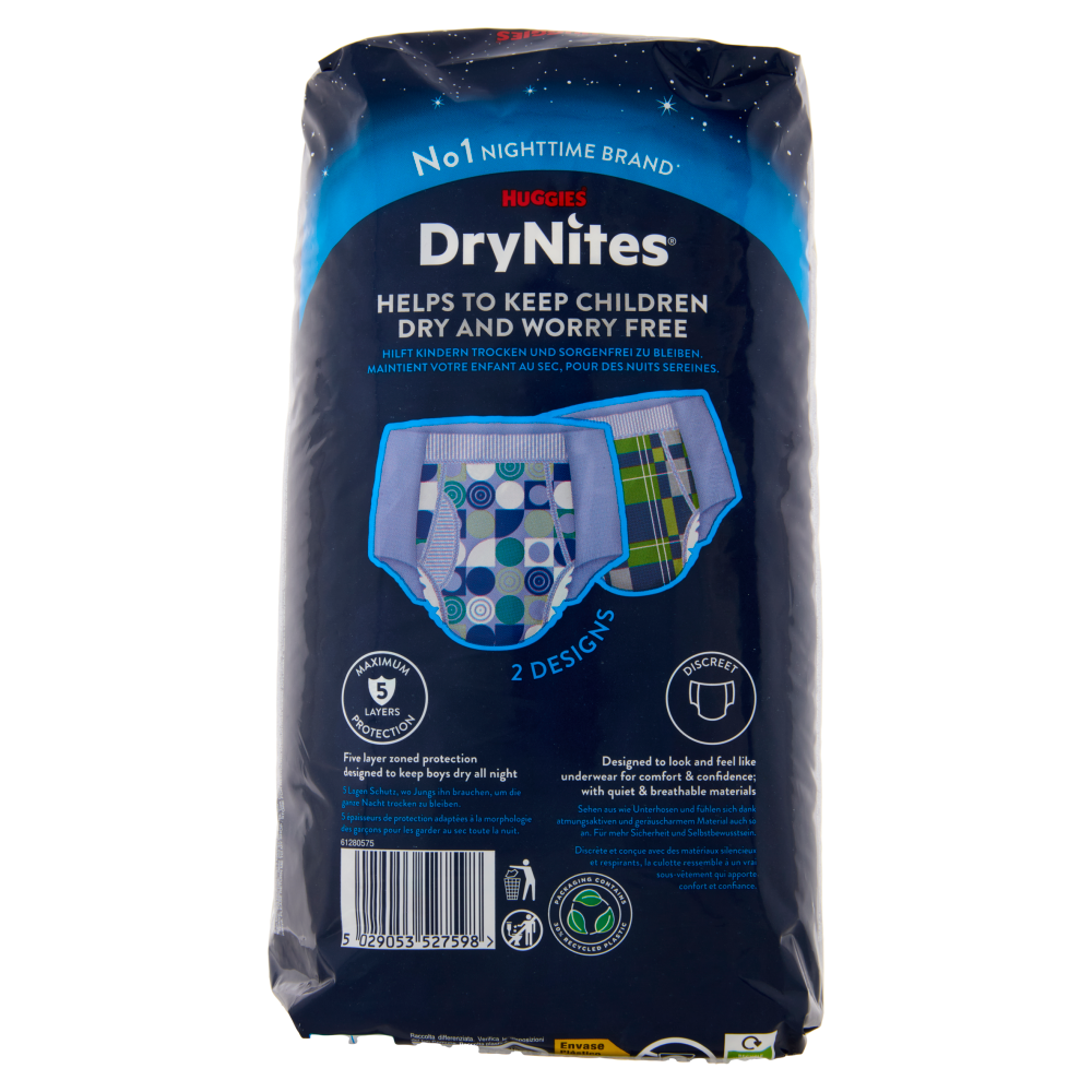 Huggies DryNites Pyjama Pants Age 8-13 30-48 Kg 9 pz