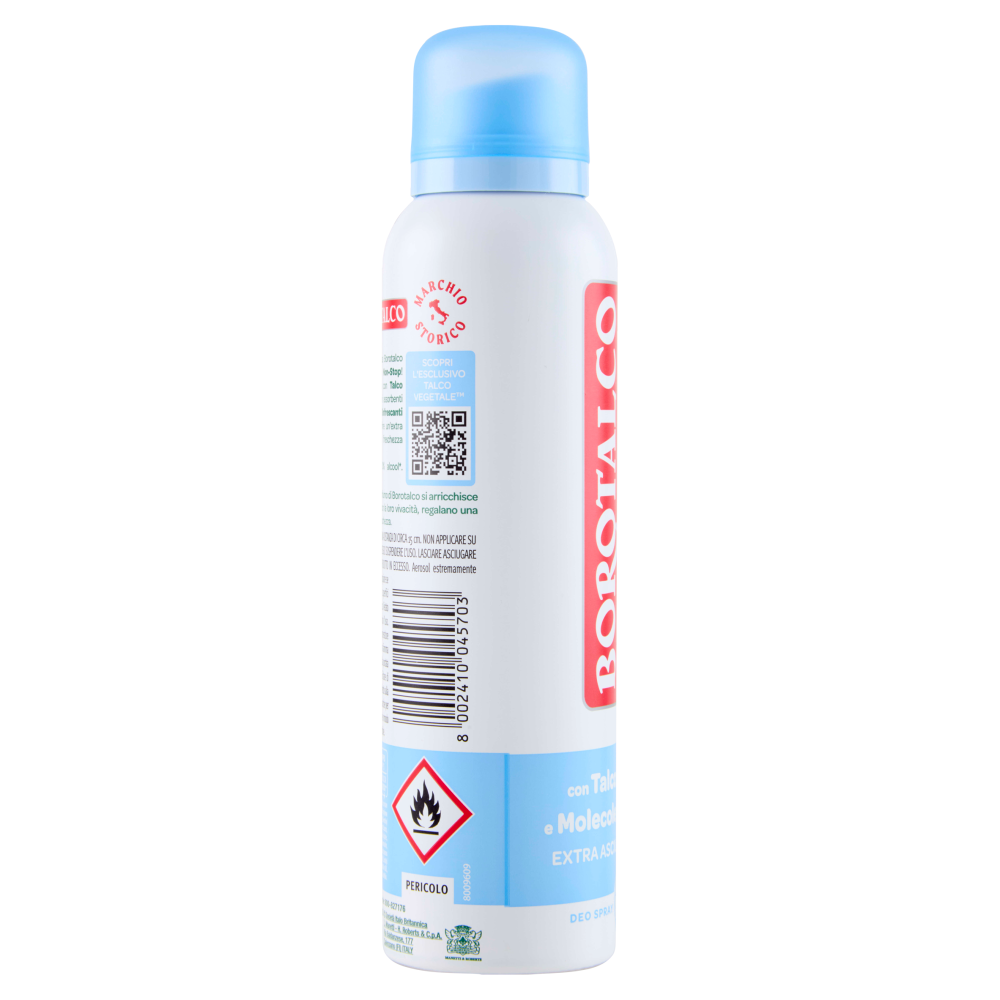 Borotalco Fresco Non-Stop Profumo Talcato Fresco 150 ml