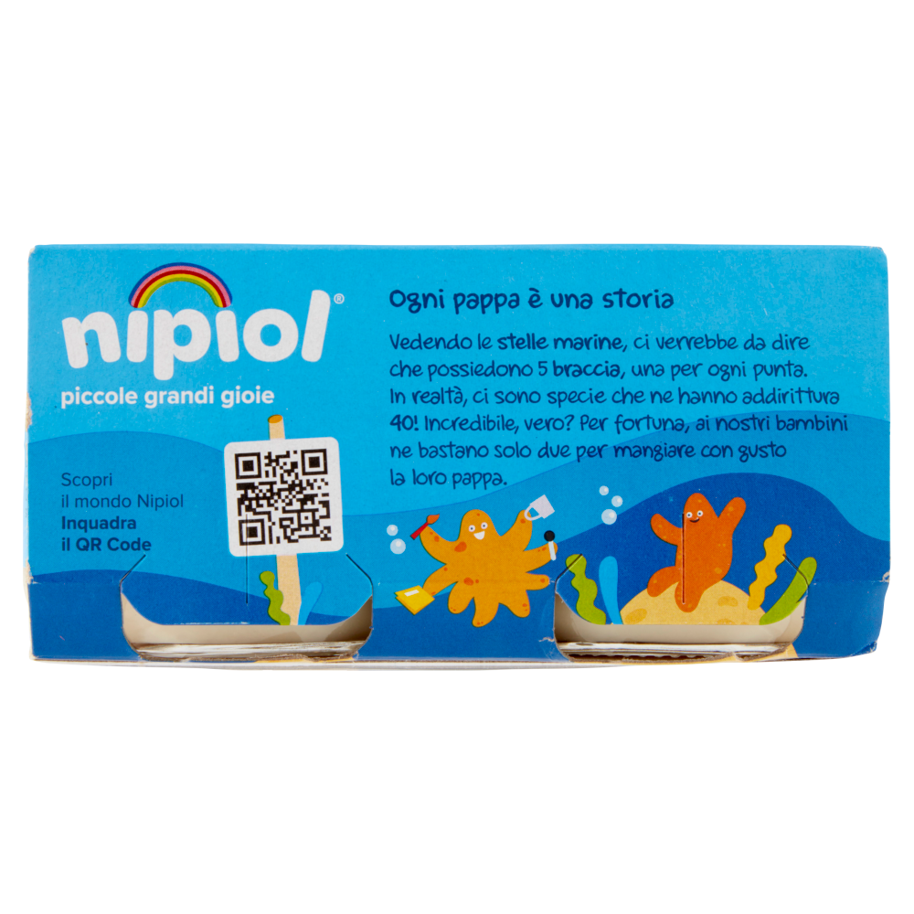 nipiol nasello omogeneizzato con filetti di pesce selezionato e patate 2 x 80 g