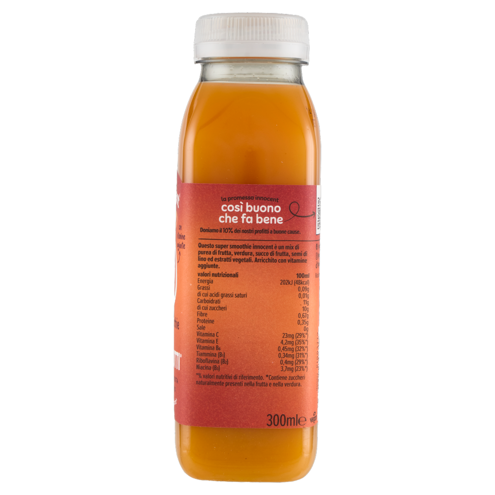 innocent super smoothie Difesa Multifrutti* Mandarino - Carota - Mela - Zenzero 300 ml