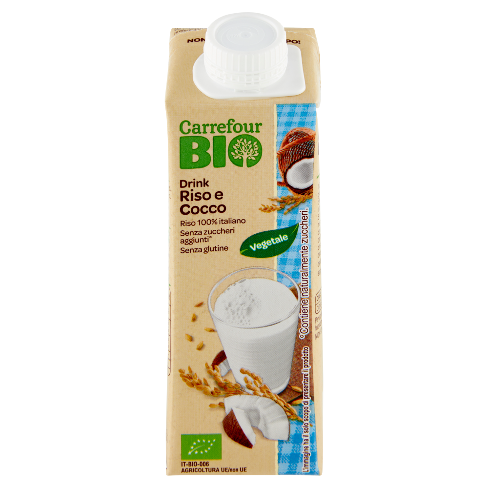 Carrefour Bio Drink Riso e Cocco 250 ml