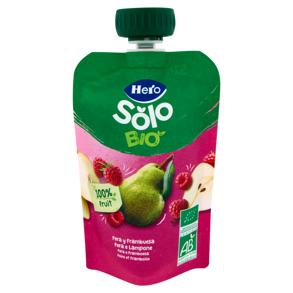 Hero Solo Bio Pera e Lampone 100 g