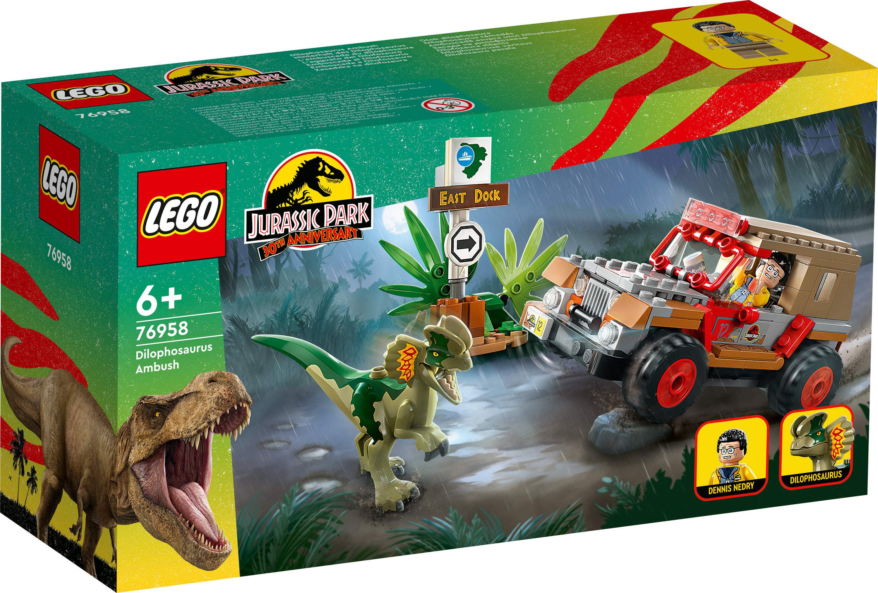 LEGO Jurassic World L&rsquo;agguato del Dilofosauro
