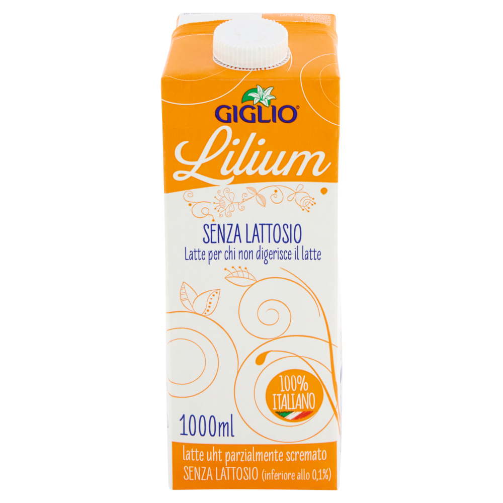 Giglio Lilium Senza Lattosio latte uht parzialmente scremato 1000 ml