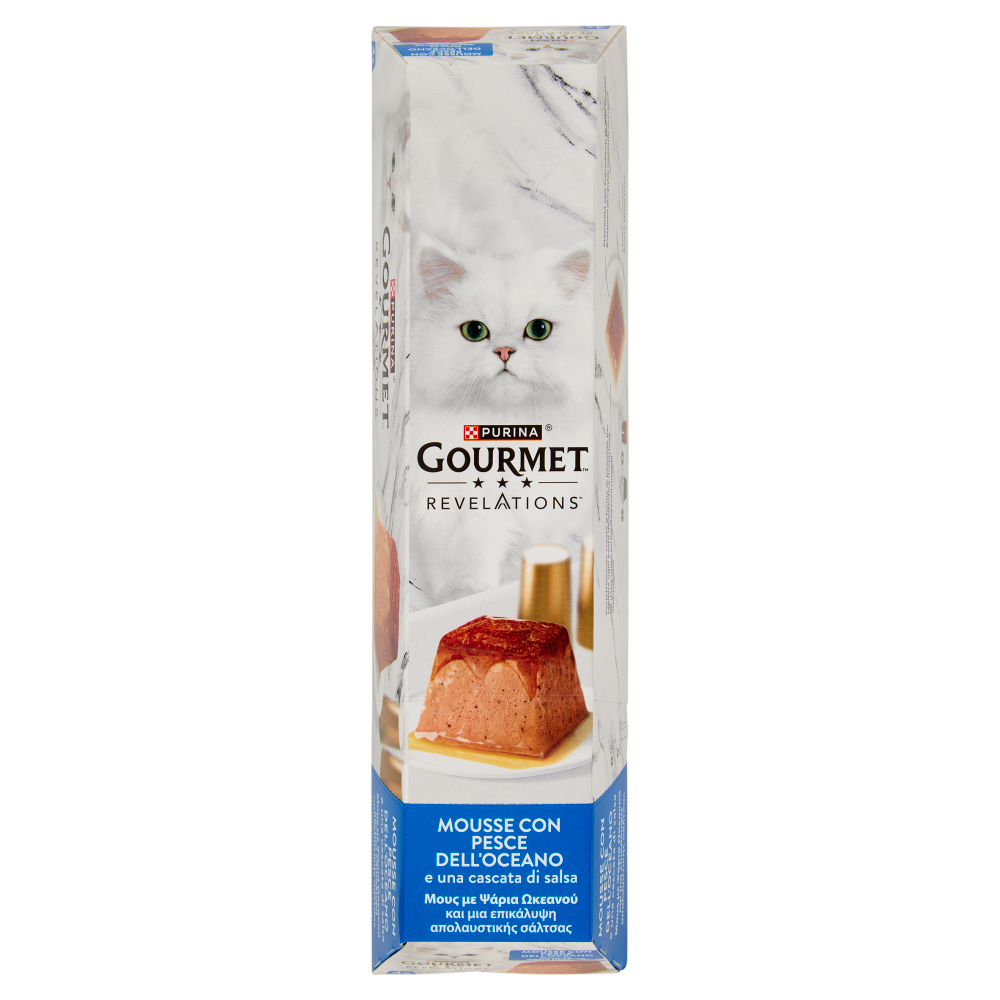 PURINA GOURMET Revelations Mousse in Salsa con Pesce dell'Oceano 4x57g