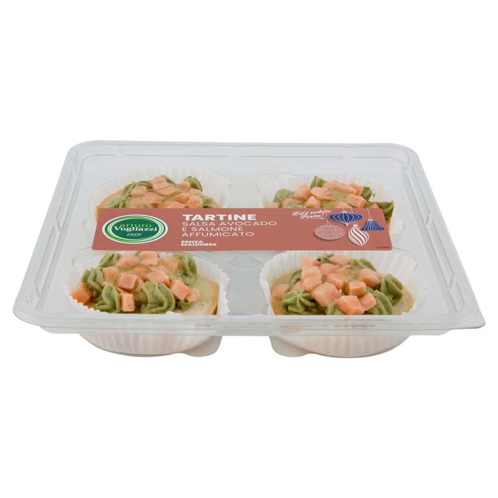 arturo Vogliazzi Tartine Salsa Avocado e Salmone Affumicato 150 g