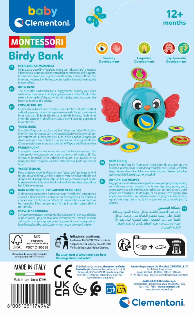 Clementoni 17494 giocattolo