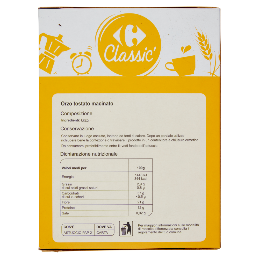 Carrefour Classic Orzo Macinato 500 g