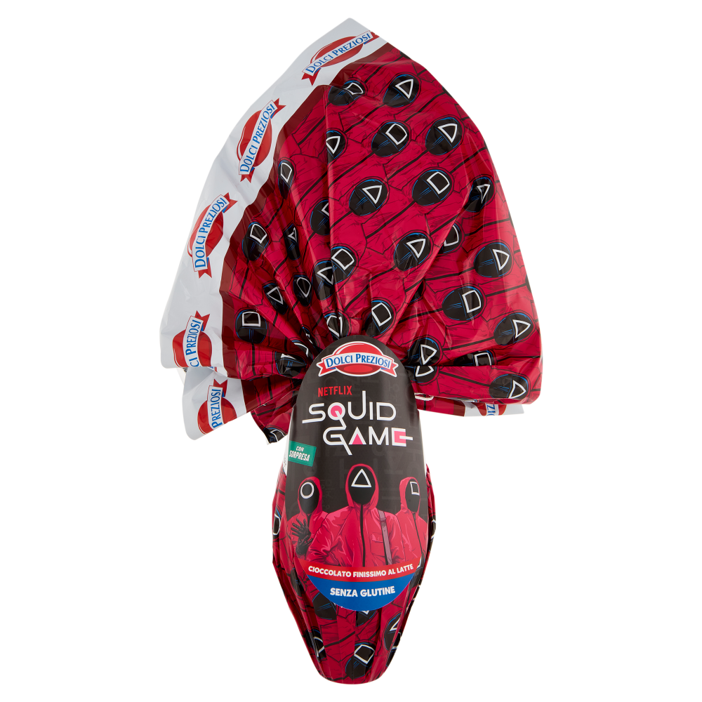 Dolci Preziosi Uovo Cioccolato Finissimo al Latte Squid Game 240 g