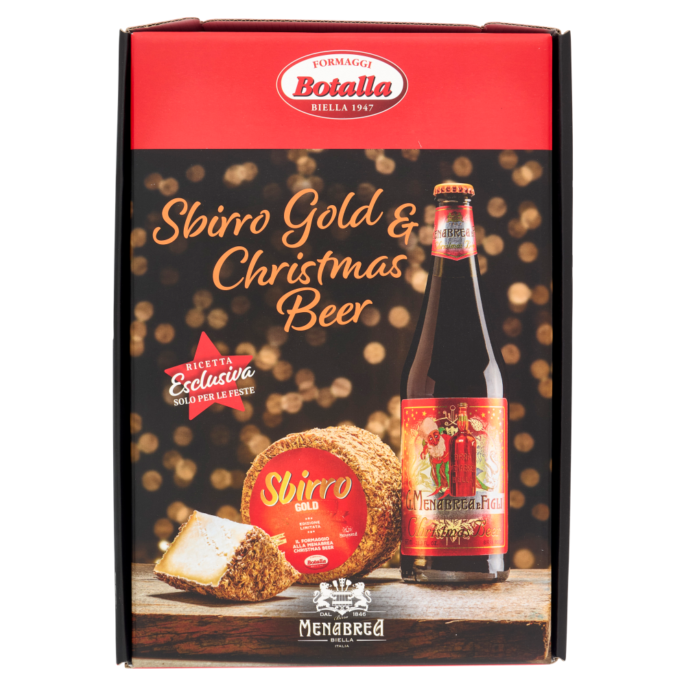  Botalla Sbirro Gold 500 g & Menabrea Christmas Beer 600 ml