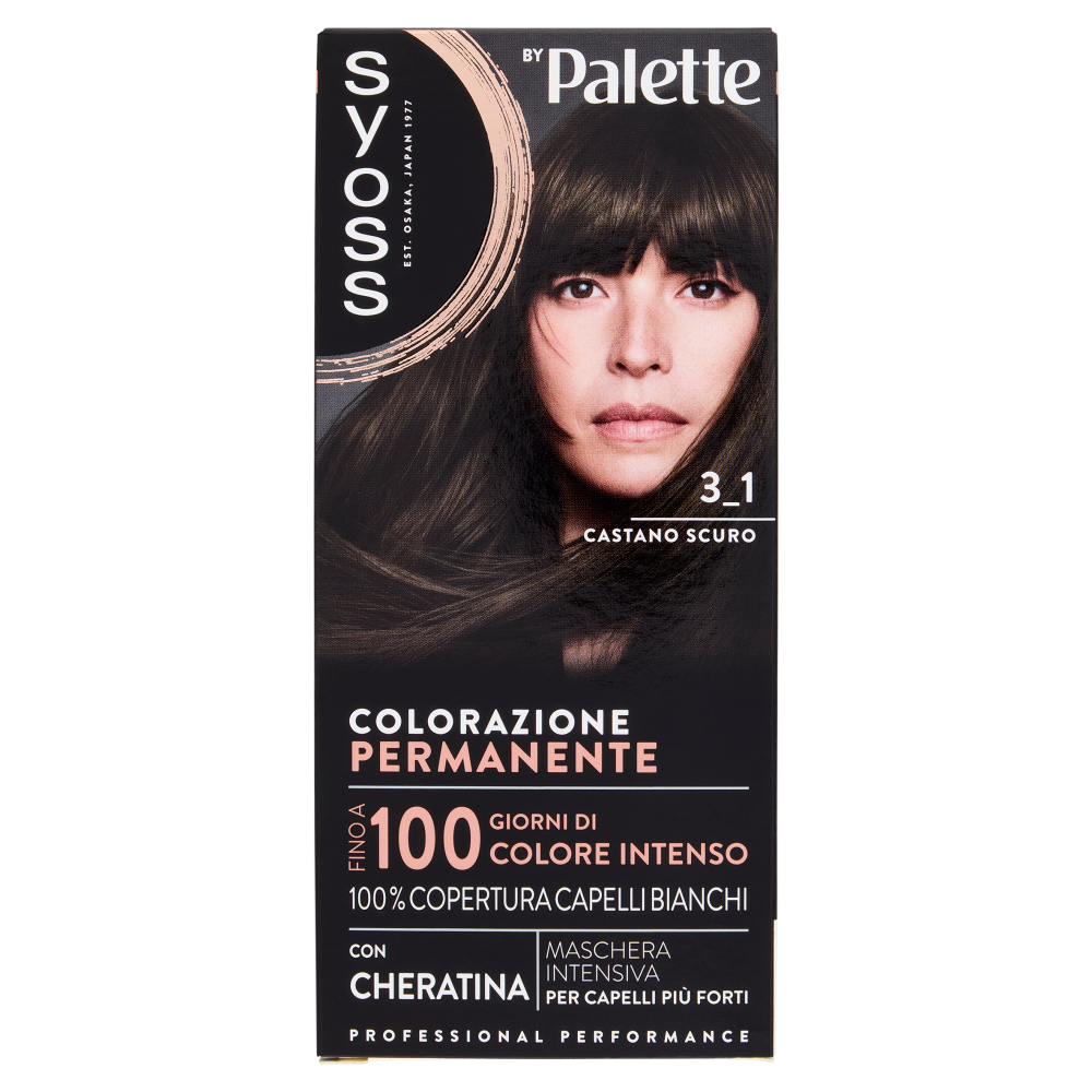 Syoss By Palette Colorazione Permanente 3_1 Castano Scuro