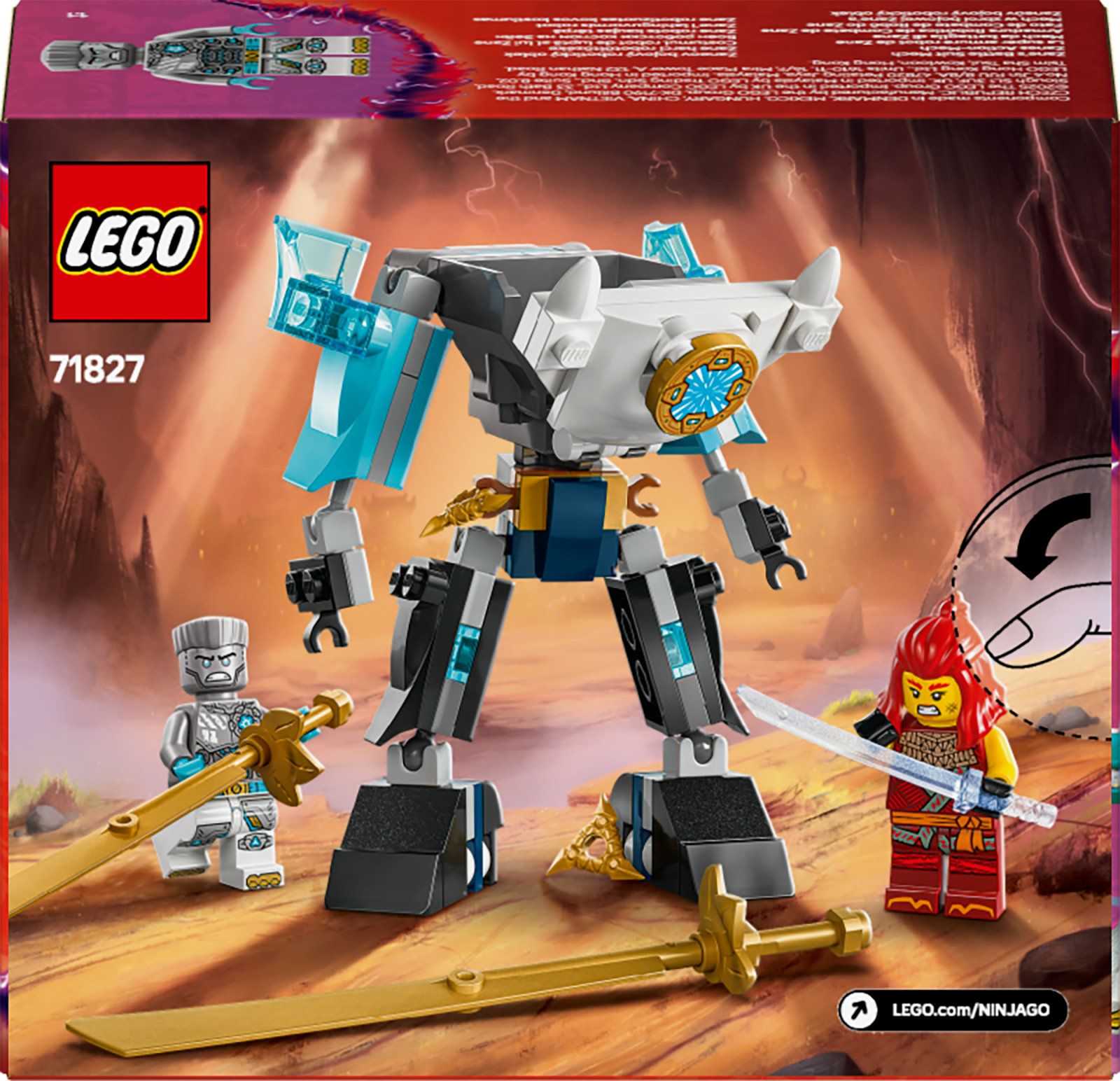 LEGO NINJAGO Mech da battaglia di Zane
