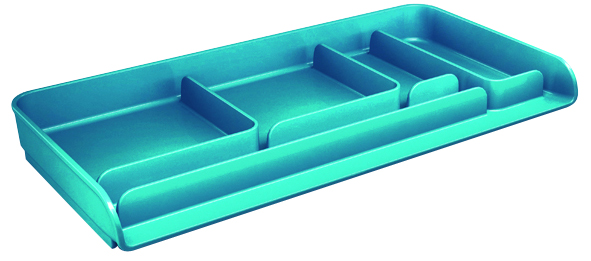 Cassettiera Arda 18P4PTU Turchese - Mobile Con 4 Cassetti 29.5x38.5x28.2cm - Foto 8