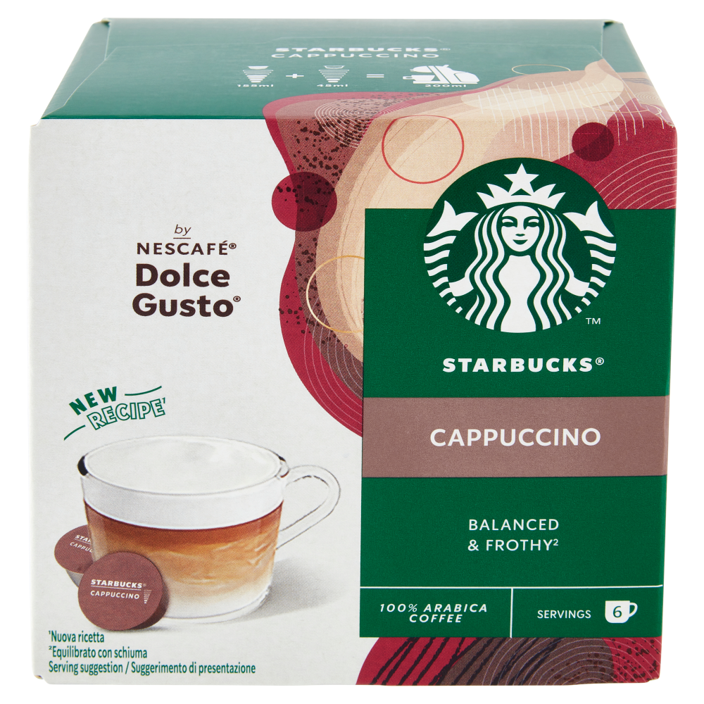 STARBUCKS Cappuccino by Nescafé Dolce Gusto 12 capsule 120 g
