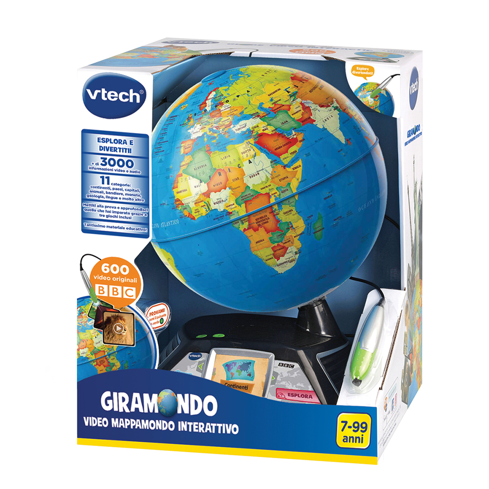 VTech Giramondo Video Mappamondo Interattivo