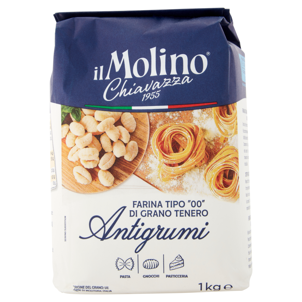 il Molino Chiavazza Farina Tipo "00" di Grano Tenero Antigrumi 1 kg
