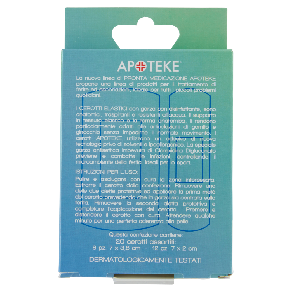 Apoteke Pronta Medicazione Cerotti Elastici Misura M/L 20 pz
