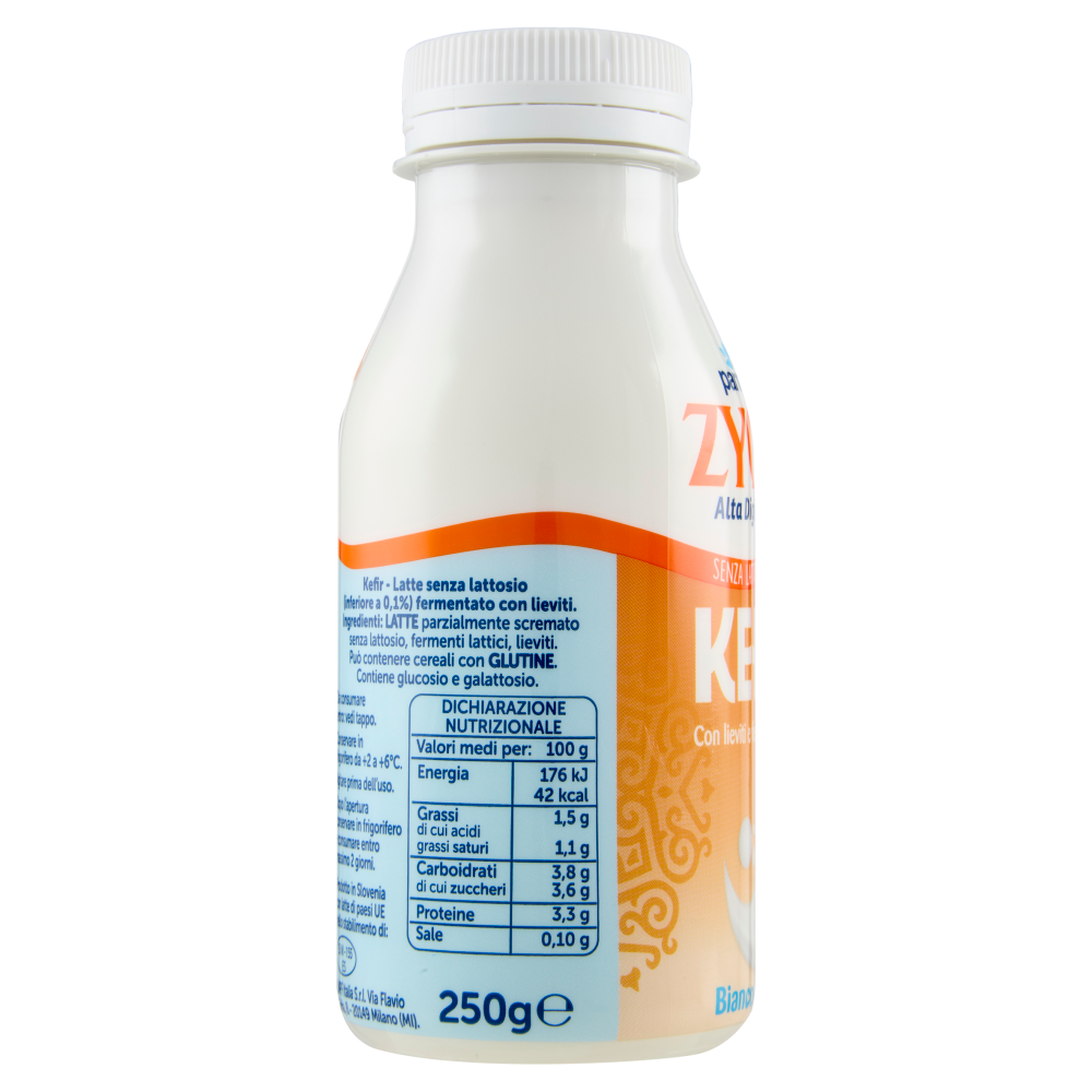 ZYMIL Alta Digeribilità Senza Lattosio Kefir Bianco naturale 250 g