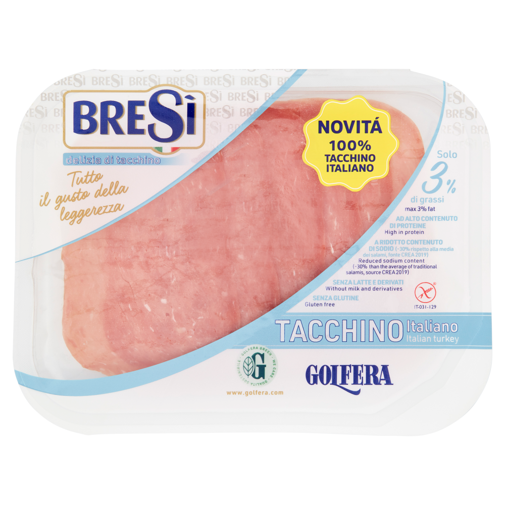Golfera Bres&igrave; delizia di tacchino 75 g