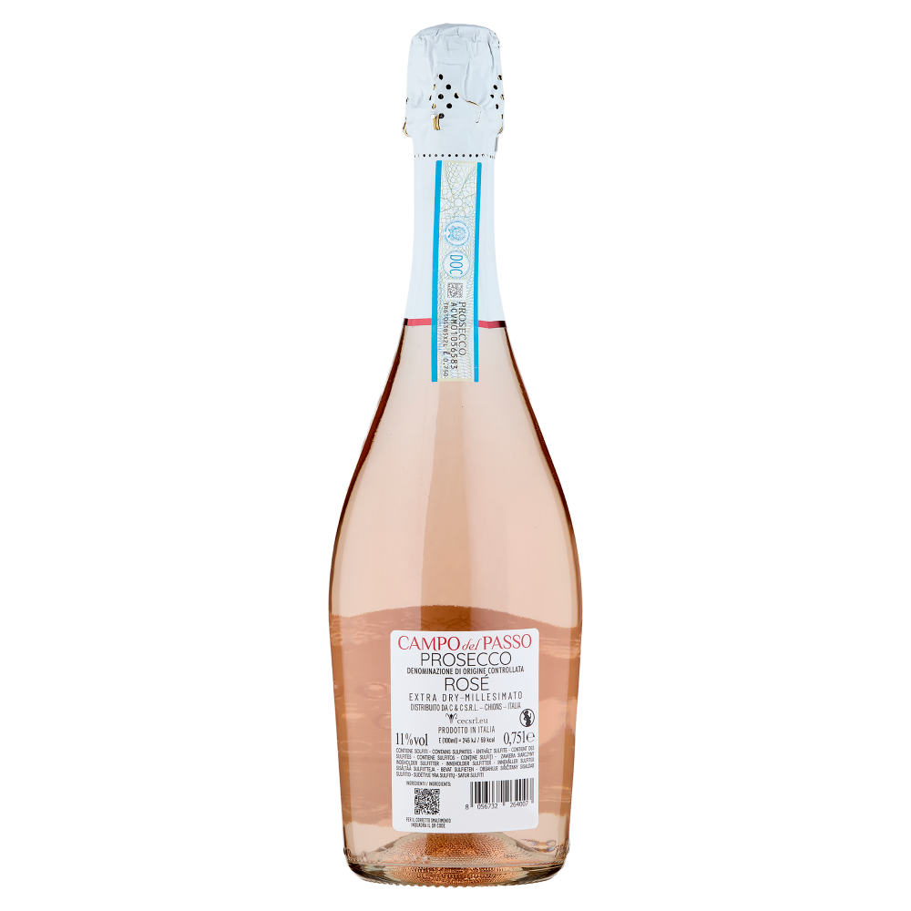 Campo del Passo Prosecco DOC Ros&eacute; Extra Dry Millesimato 0,75 l