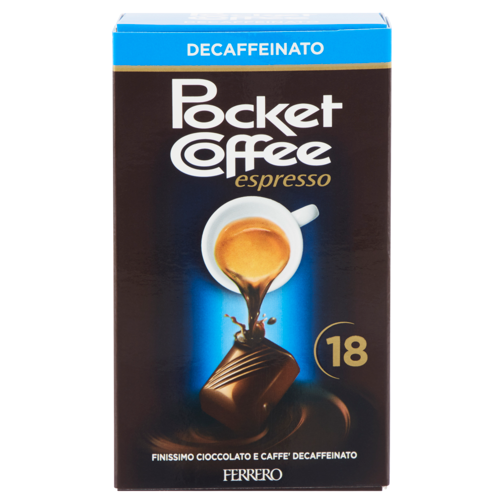 Pocket Coffee espresso Decaffeinato 18 pezzi 225 g Carrefour